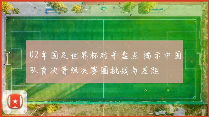 02年国足世界杯对手盘点 揭示中国队首次晋级决赛圈挑战与差距